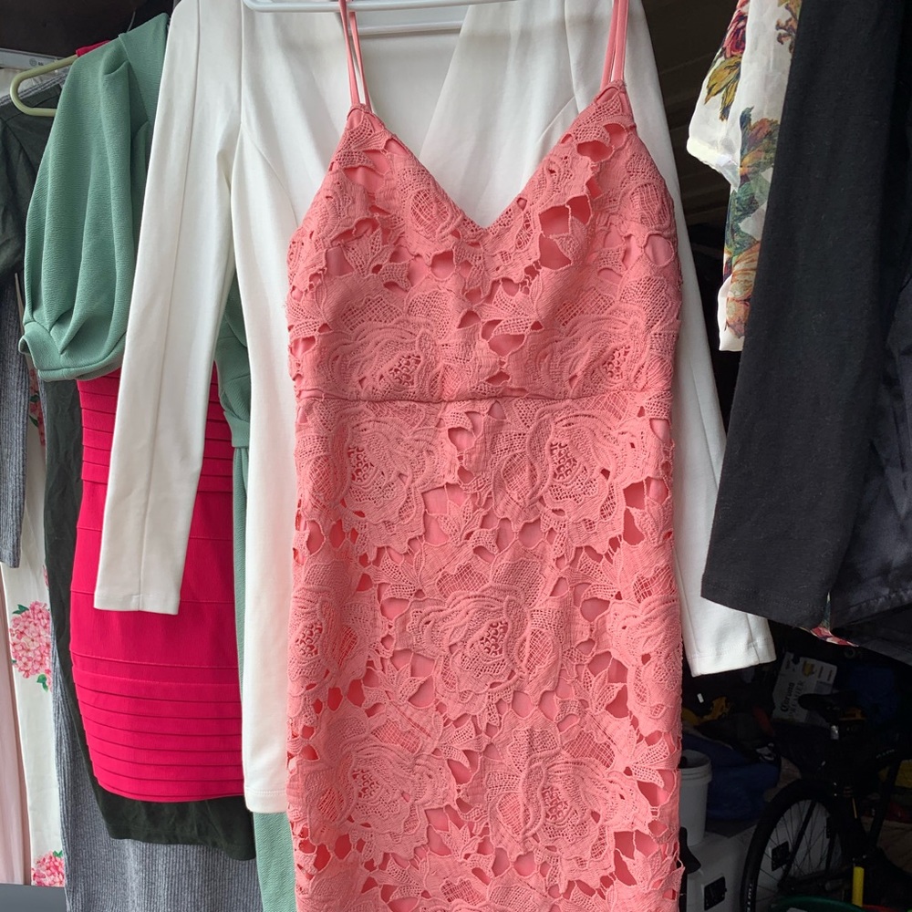 Lace dress midi dress